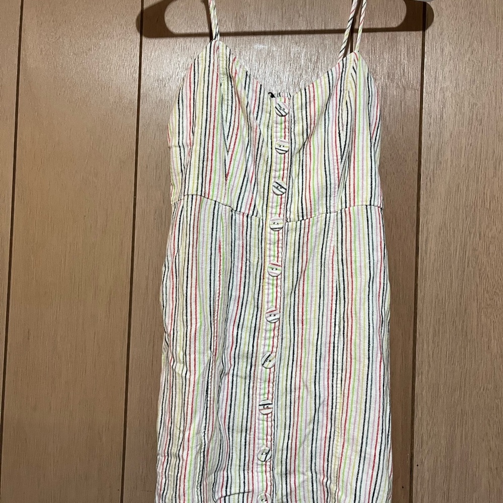 Forever 21 Multicolor Striped Mini Dress